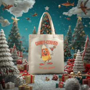 Candy-Corned – Roligt julgodis majspulspuns Tygkasse