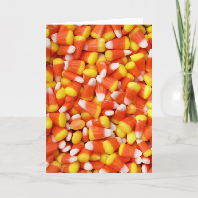 Candy cornkort kort (Framsida)