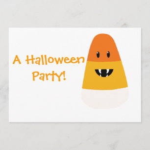 Candy cornmonsterinbjudan inbjudningar