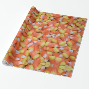Candy Cornn Wrapping Papper Presentpapper