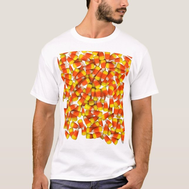 Candy cornskjorta t-shirt (Framsida)