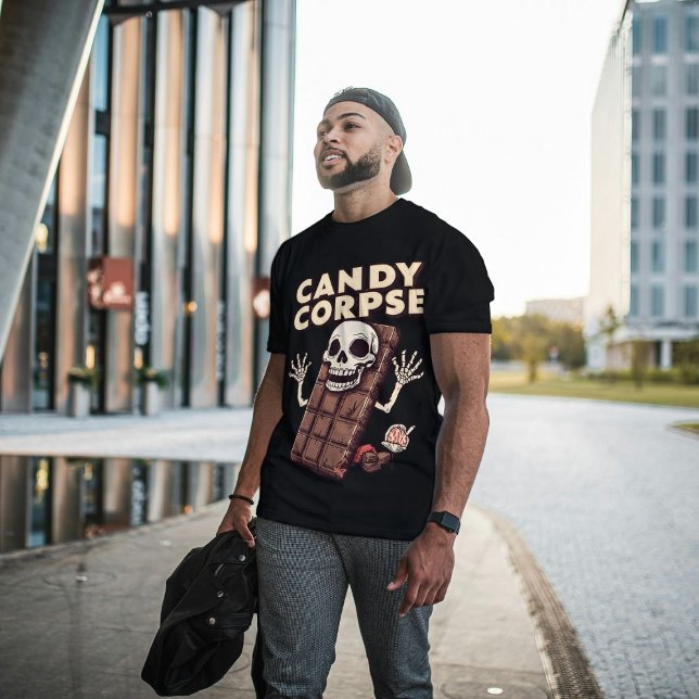 Candy Corpse Funny Halloween Candy Pun T Shirt (Skapare uppladdad)