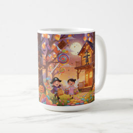 Candy Cottage Halloween Kaffemugg