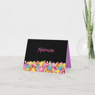 CANDY COUTURE Rosa Bat mitzvah tackkort Kort