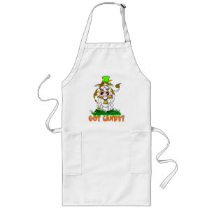 Candy Cow Apron Långt Förkläde