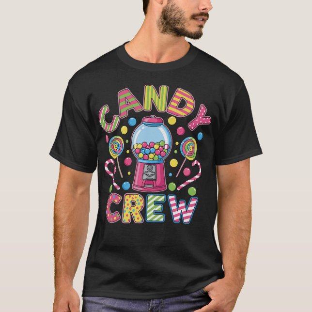 Candy Crew Candy Costume Candyland Sweetie Women T Shirt (Framsida)