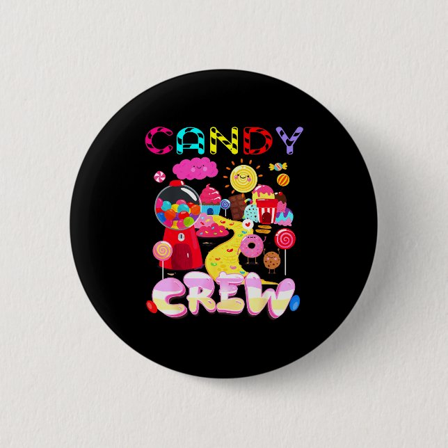 Candy Crew Candy Costume Women Candy Land Kids Swe Knapp (Framsida)
