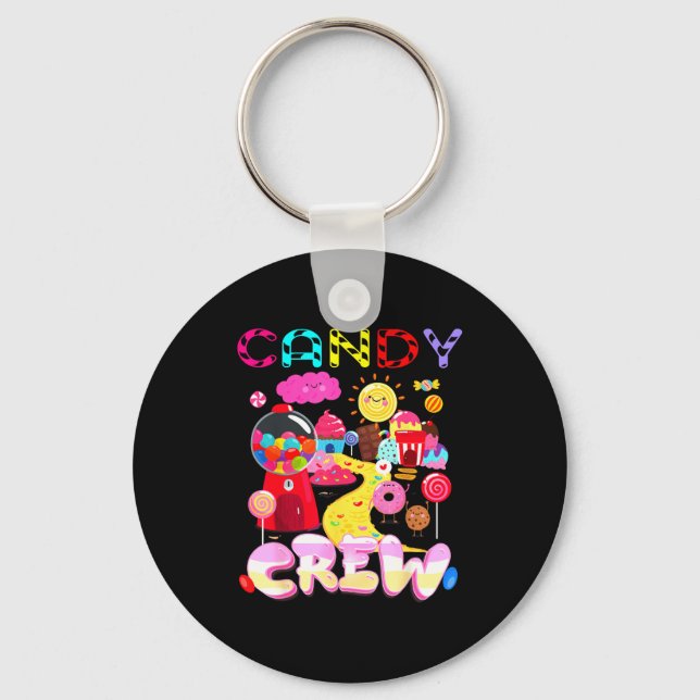 Candy Crew Candy Costume Women Candy Land Kids Swe Nyckelring (Framsida)
