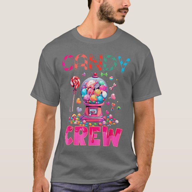 Candy Crew Candy Costume Women Candy Land Kids Swe T Shirt (Framsida)