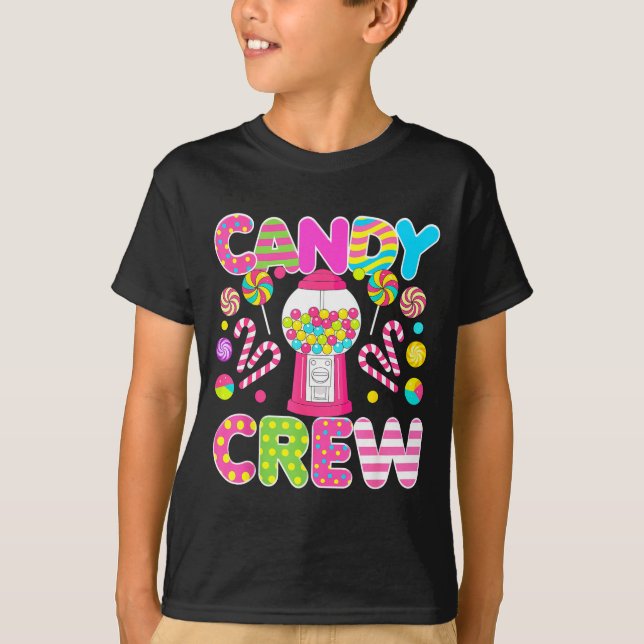Candy Crew Candy Costume Women Candy Land Kids Swe T Shirt (Framsida)