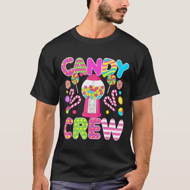 Candy Crew Candy Costume Women Candy Land Kids Swe T Shirt (Framsida)