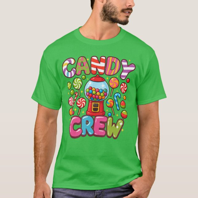 Candy Crew Candy Costume Women Candy Land Kids Swe T Shirt (Framsida)