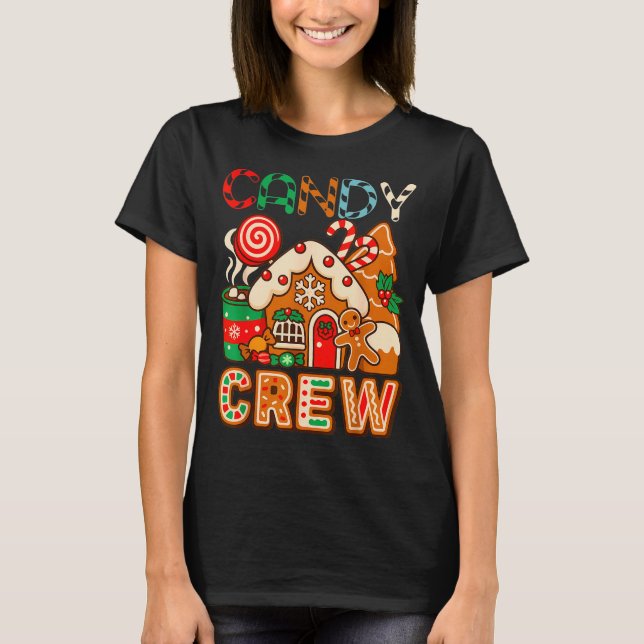 Candy Crew Candy Kostym Kvinnor Candy Land Barn Sö T Shirt (Framsida)