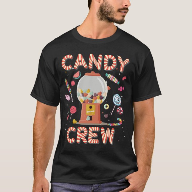 Candy Crew Dekorations Sweets Candy T Shirt (Framsida)
