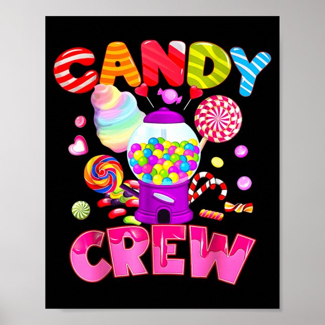 Candy Crew Godis Kostym Kvinnor Candy Land Barn Poster (Framsidan)