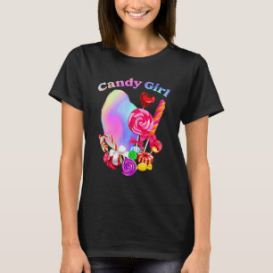 Candy Cute Girl Sweet Lolly Candy Treat 2 T Shirt