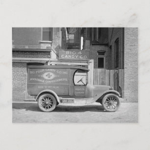 Candy Delivery Lastbil, 1926 Vykort