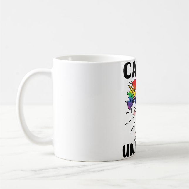 Candy Design Halloween Unicorn Kaffemugg (Vänster)