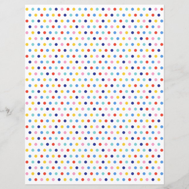 Candy Dot Delight Scrapbook Papper (Framsida)