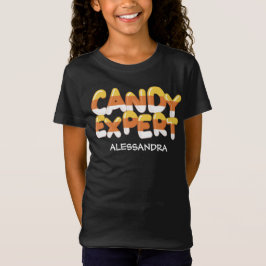 Candy Expert Candy corn Halloween Kids & Vuxnas T Shirt
