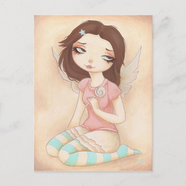 CANDY FAIRY Något sött Vykort (Framsida)