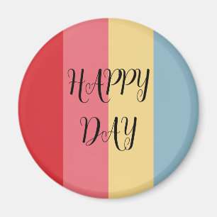 Candy Färg Lodrät Stripe Magnet