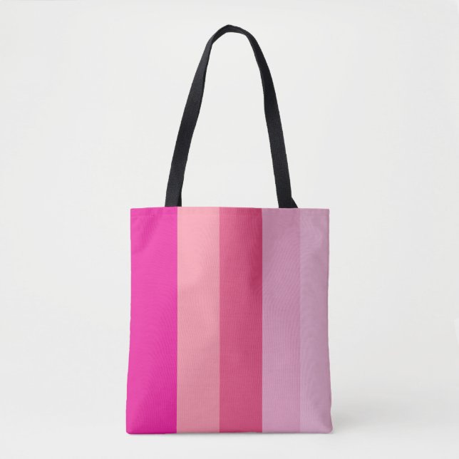 Candy Färg Rand Mönster Tygkasse (Framsida)