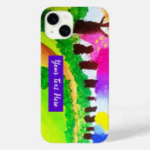 Candy Färg Träd - iphone case