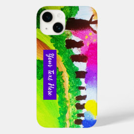 Candy Färg Träd - iphone case