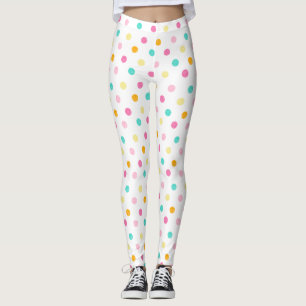 Candy Färgad Polka dots Leggings