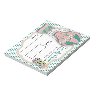 Candy Flaska Guessing Game, M&M, Luftballong Anteckningsblock