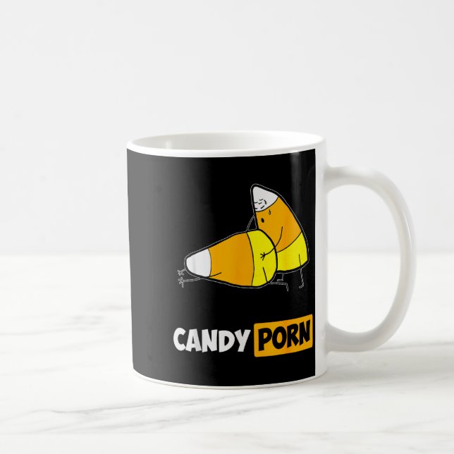 Candy Funny Halloween Men Gift  Kaffemugg (Höger)