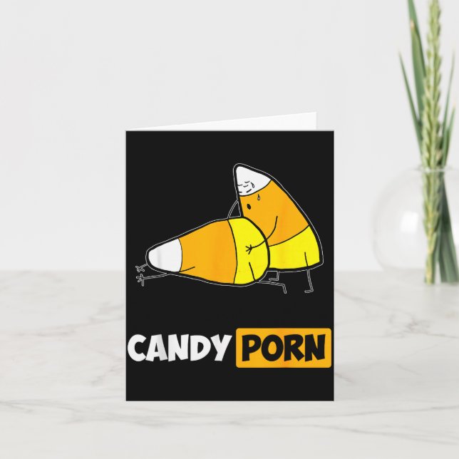 Candy Funny Halloween Men Gift  Kort (Framsida)
