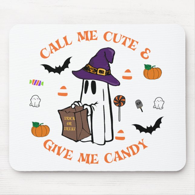 Candy Ghost Mouse Pad Musmatta (Framsidan)