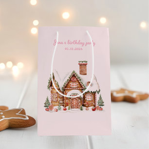 Candy Gingerbröd House Rosa Birthday