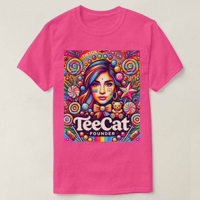Candy Girl Kreativ T Shirt (Design framsida)