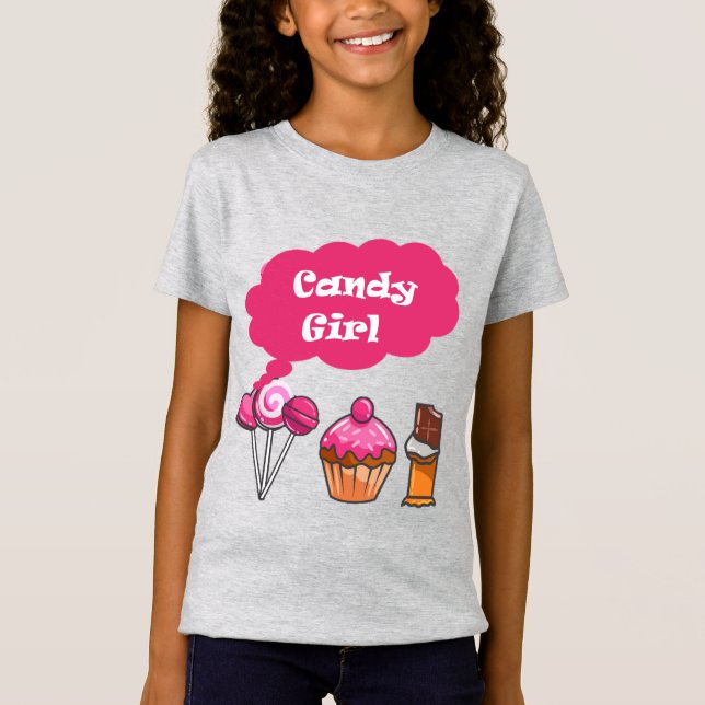 Candy Girl T Shirt (Framsida)