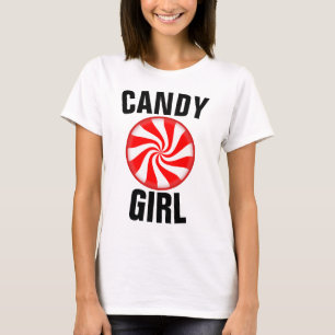 CANDY GIRL Vintage Dam T-Shirts