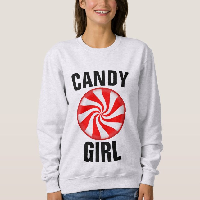 CANDY GIRL Vintage Dam T-Shirts (Framsida)