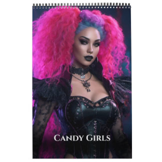 Candy Girls by Ivy and Fladdermus Art Kalender