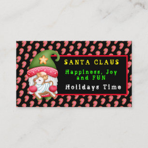 Candy Gnome Customize Färg och Text Visitkort
