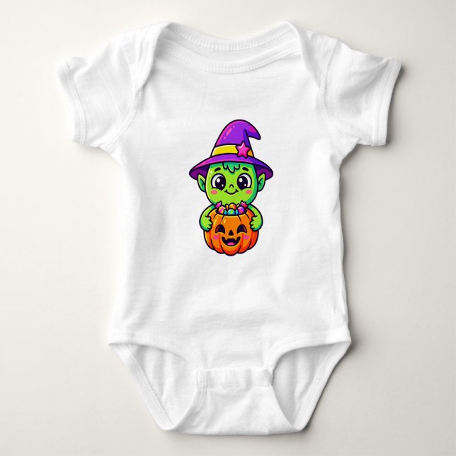 Candy Goblin med pumpaförvaring T Shirt (Framsida)
