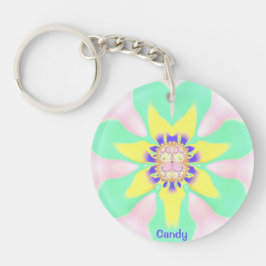 CANDY ~Grönt Gult Rosa Lila Circular Acrylic ~ ~