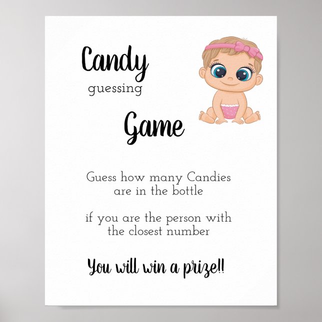 Candy Guessing Game Flicka Poster (Framsidan)