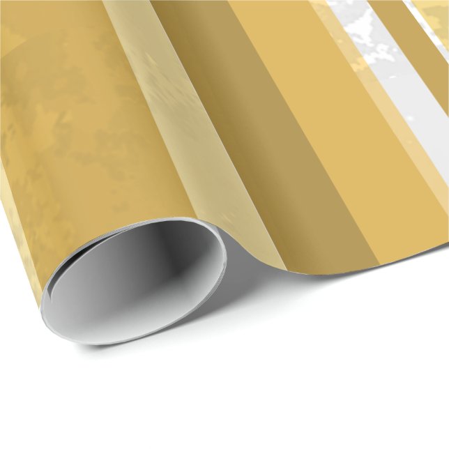 Candy Gult Rand Presentpapper (Rullad Hörn)