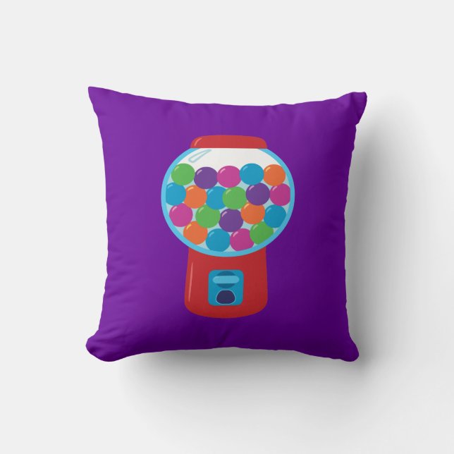Candy Gumball Maskin Kudde (Framsida)