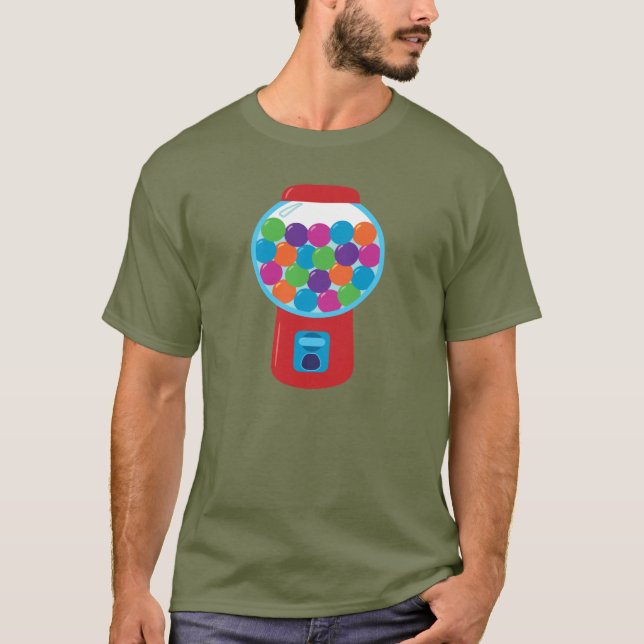 Candy Gumball Maskin T Shirt (Framsida)