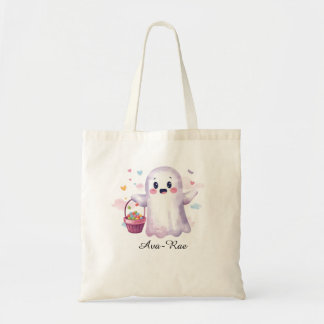 Candy Halloween Bag, Ghost Bus eller godis Tote Tygkasse