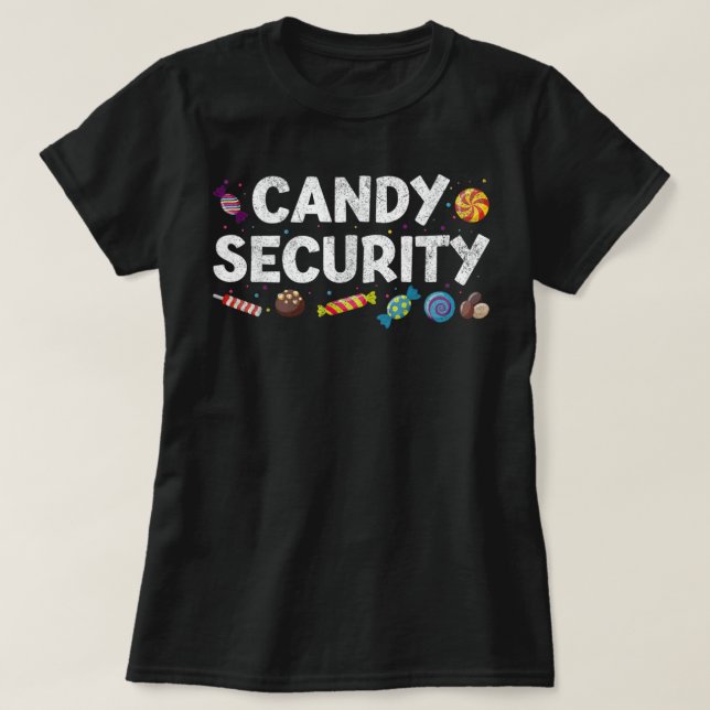 Candy Halloween Costume För manar Women, Candy Sec T Shirt (Design framsida)