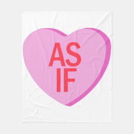 Candy Heart - AS IF Fleecefilt